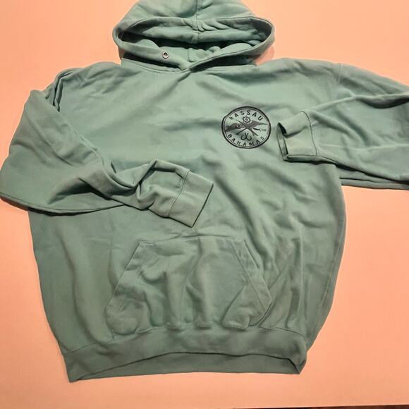 Pacific & Co Nassau Bahamas Blue Women Long Sleeve‎ Sweater Large Hoodie - Picture 2 of 11